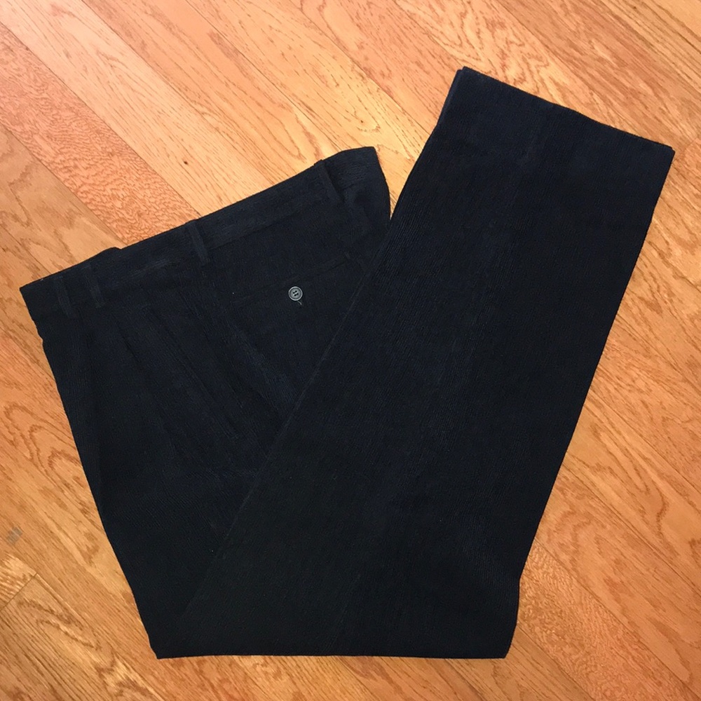St. Croix Corduroy Black Dress Pants 36W